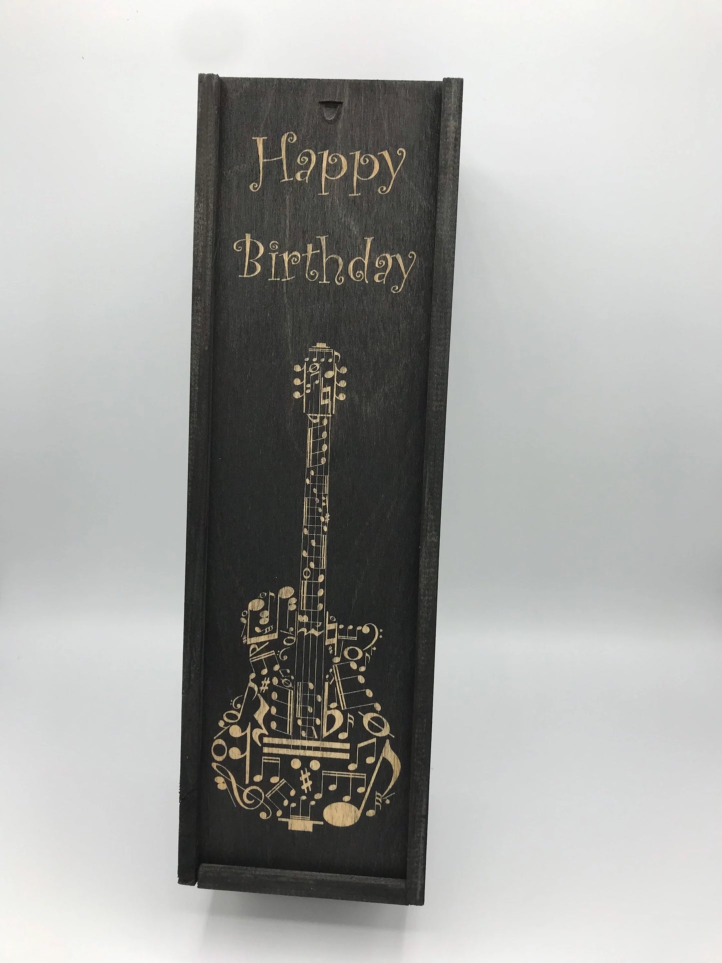 Personalised wooden wine box