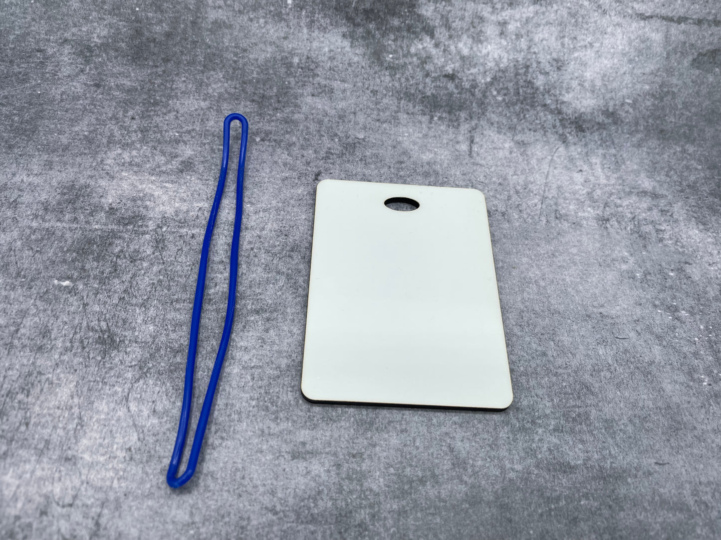 Unisub Luggage tag rectangle blank