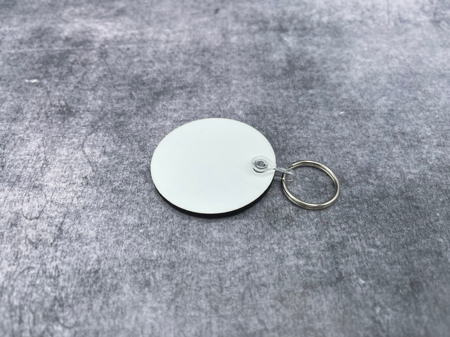 Keyring round blank Unisub