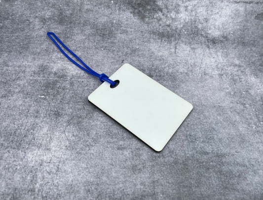 Unisub Luggage tag rectangle blank