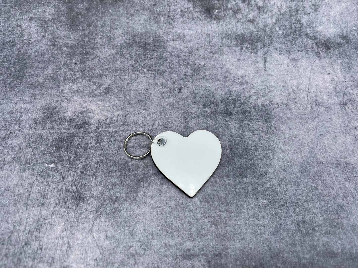 Keyring heart blank Unisub