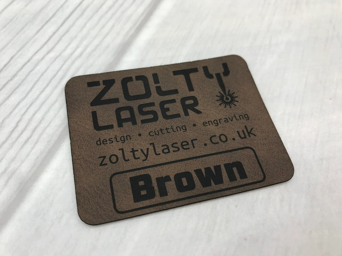 Keychain - Faux Leather - Name tag - Keyring - Personalised