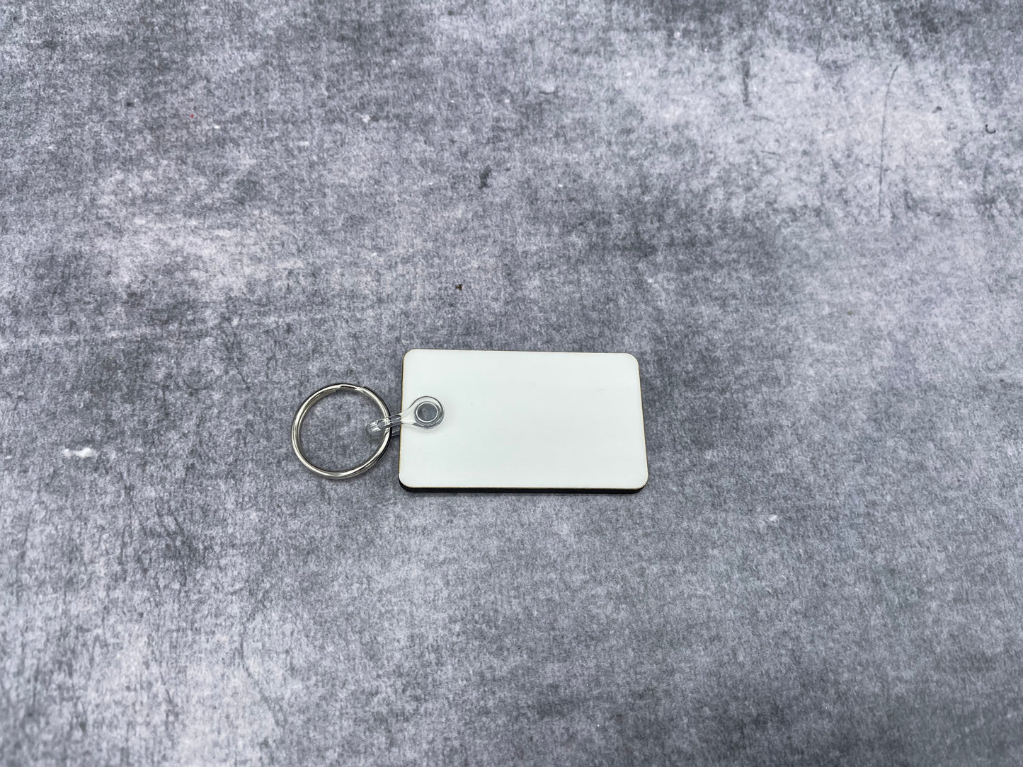 Keyring rectangle blank Unisub